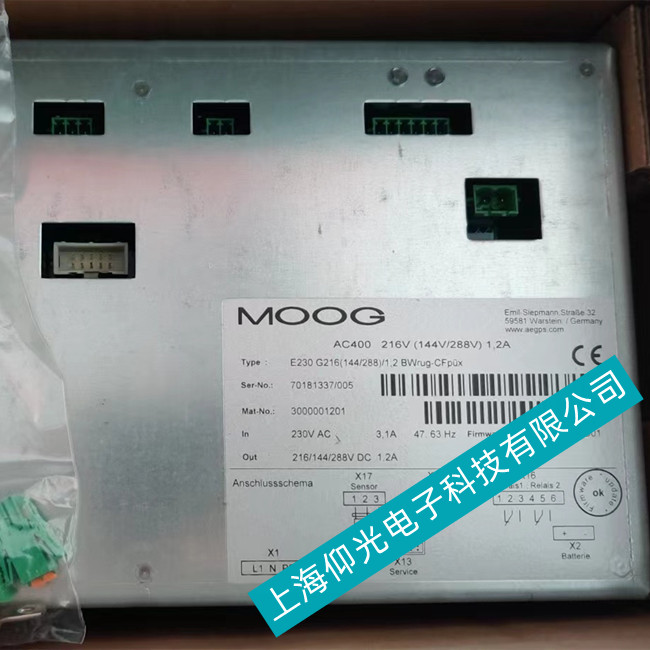 ���¸�MOOG�Դ�S��AC400 E230G216���й���