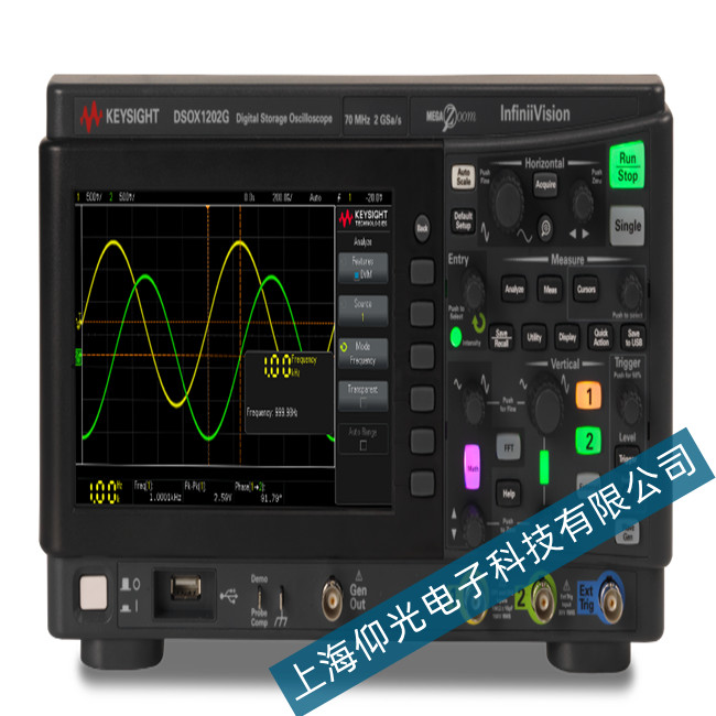 �ǵ¿Ƽ�DSO-X1202Gʾ�����_(k��i)�C(j��)�o(w��)�@ʾ�S��